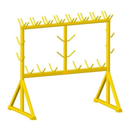 Machining & Welding By Olsen M&W Double Frame 72 X 74", Yellow - 800 Lb. Capacity 23557